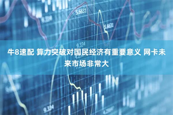 牛8速配 算力突破对国民经济有重要意义 网卡未来市场非常大